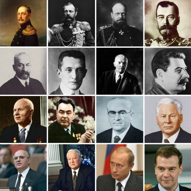 С какого года правители России чередуются по принципу «лысый-волосатый»?
