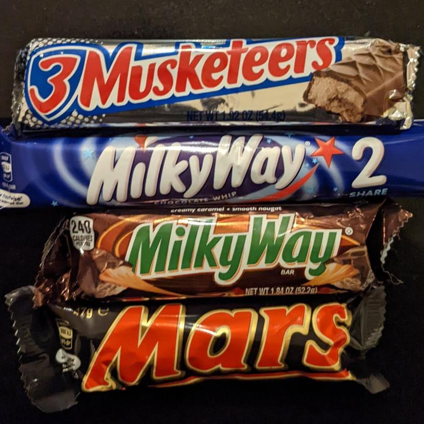 Под какими названиями продаются в США привычные нам батончики «Mars» и «Milky Way»?