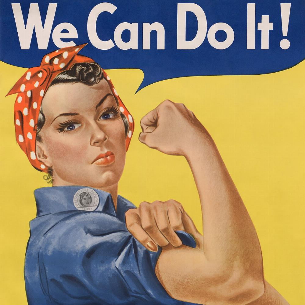 Для чего создали плакат «We Can Do It!» и где его показывали?
